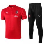 Maillot Polo AC Milan 19-20 red
