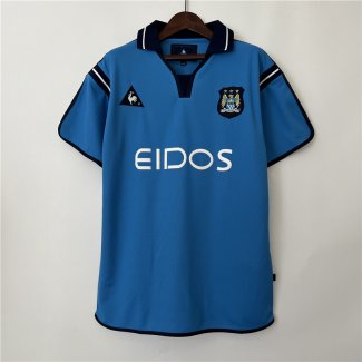 Thailande Maillot Manchester City Retro Domicile 2001 2002